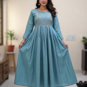Vatican Umbrella Kurti With Pocket