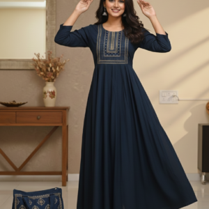 Vatican Umbrella Kurti With Pocket